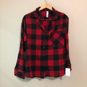 📳 Auden | Plaid Sleep Top